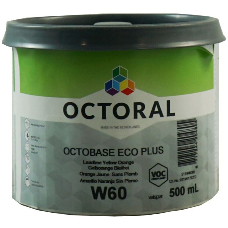 foto del prodotto octobase w60 octobase eco base leadfree yellow orange 0,5 lt