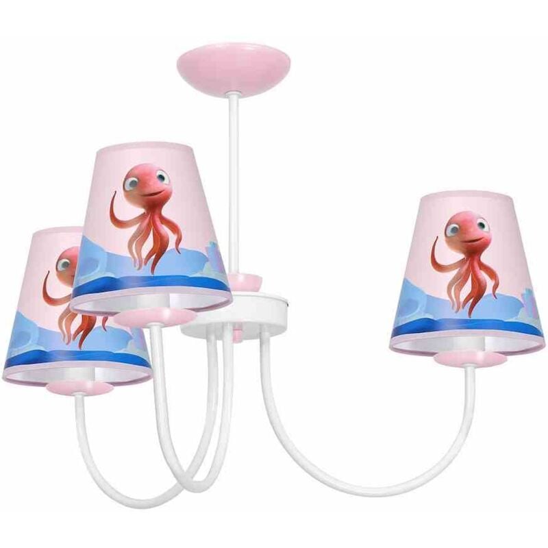 foto del prodotto octopus lola lampadario minimini 3xe14