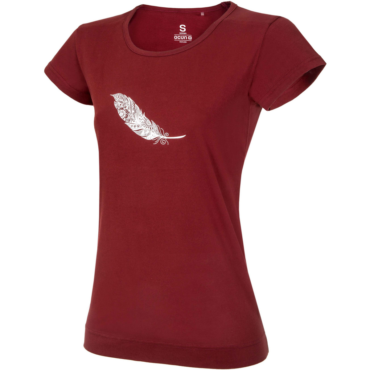 foto del prodotto ocun donna maglia a manica corta classic organic feather