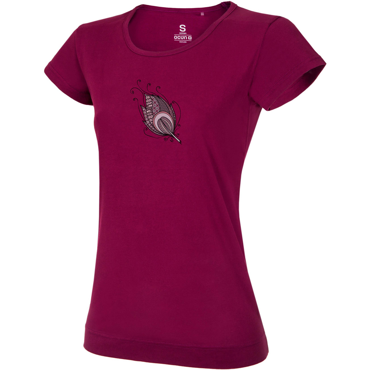 foto del prodotto ocun donna maglia a manica corta classic t blossom art