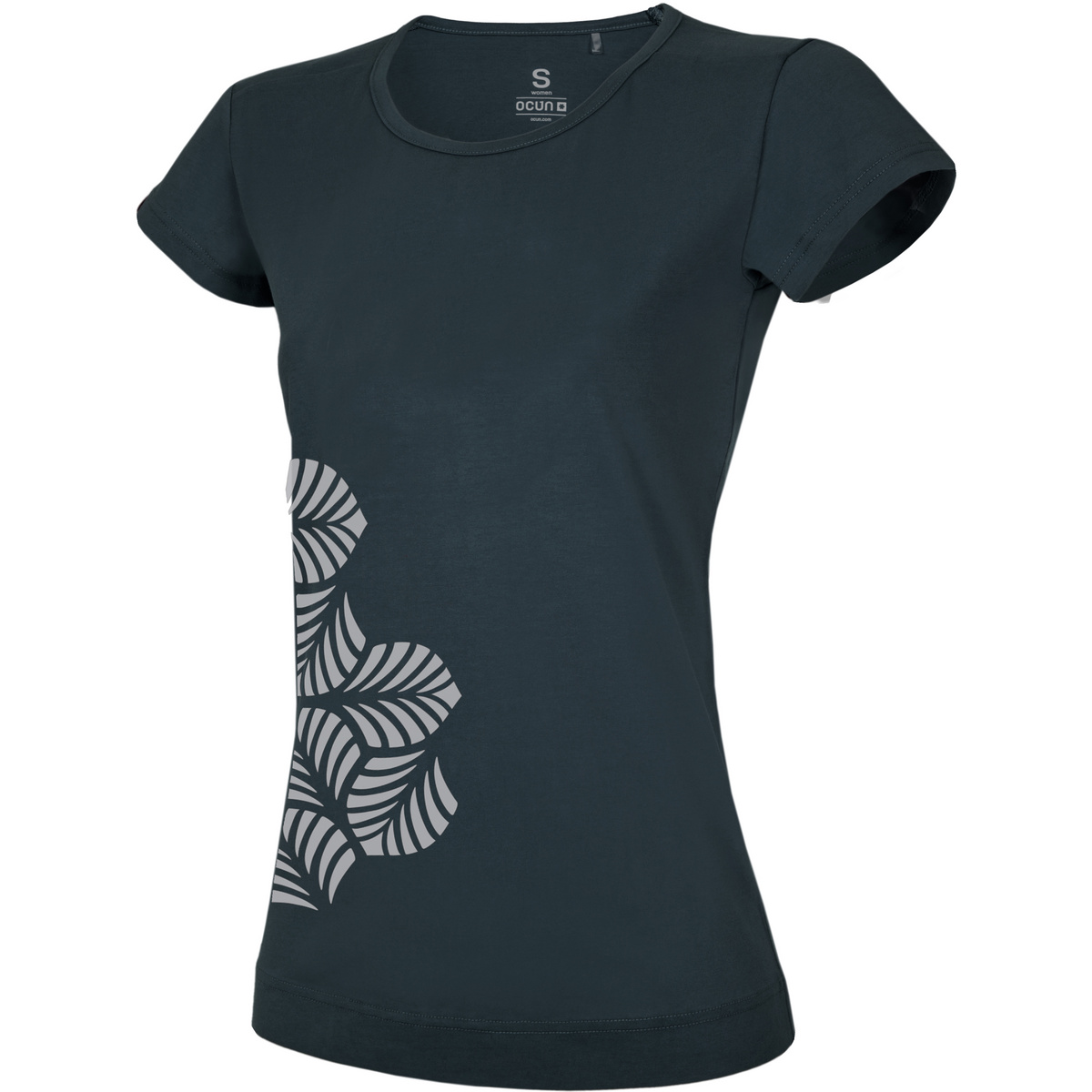 foto del prodotto ocun donna maglia a manica corta classic t leafs