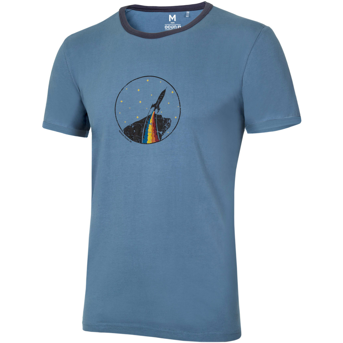 foto del prodotto ocun uomo maglia a manica corta classic organic rainbow rocket