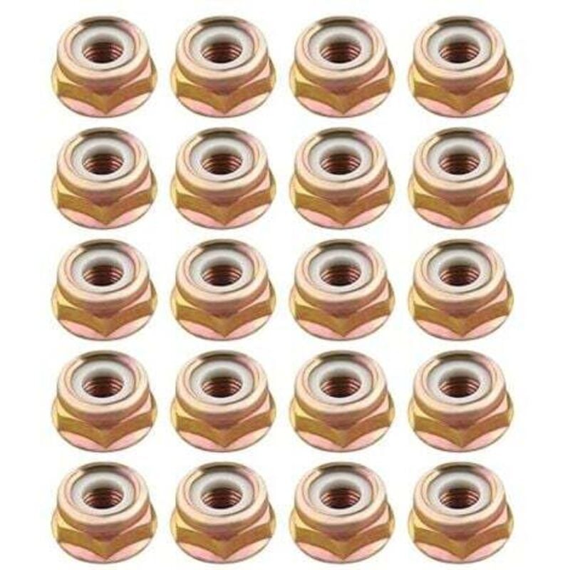foto del prodotto odipie 20 pezzi m10x1,25 dadi per lame di ricambio con filettatura sinistra per timer di irrigazione, tosaerba, decespugliatori, accessori
