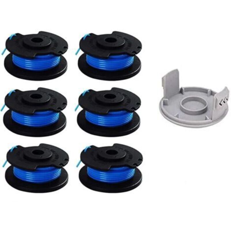 foto del prodotto odipie 7 confezioni di bobine di ricambio per decespugliatore ryobi, compatibile con ryobi one ac14rl3a, decespugliatore a batteria, 6 bobine 1