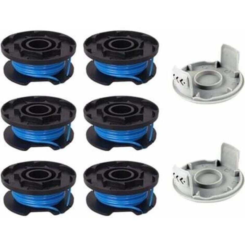 foto del prodotto odipie 8 bobine di ricambio per decespugliatore, compatibili con ryobi one ac14rl3a 18v 24v 40v, filo per decespugliatore a batteria da 11 piedi,