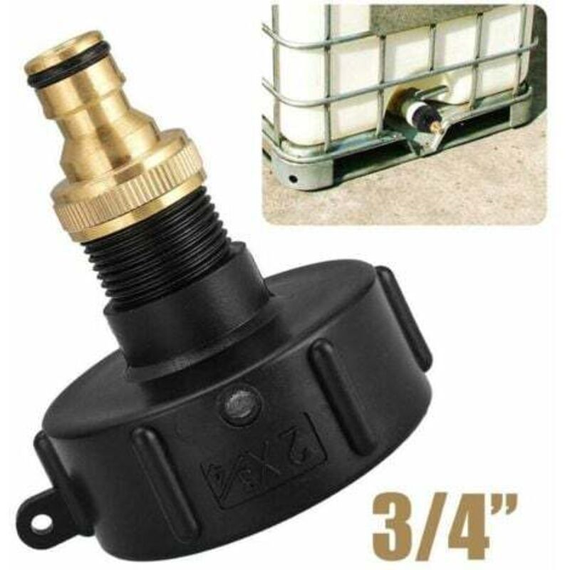 foto del prodotto odipie adattatore ibc con connettore ig da 3 4 s60x6 per serbatoio d acqua piovana ibc