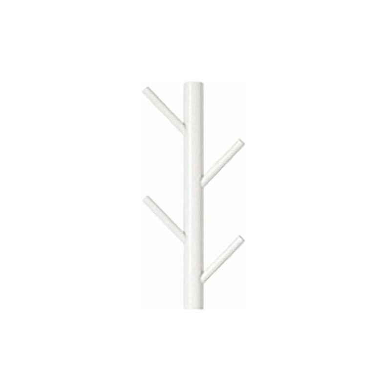foto del prodotto odipie appendiabiti da parete in legno design ramo di un albero moderno montaggio a parete verticale ganci decorativi in legno bianco