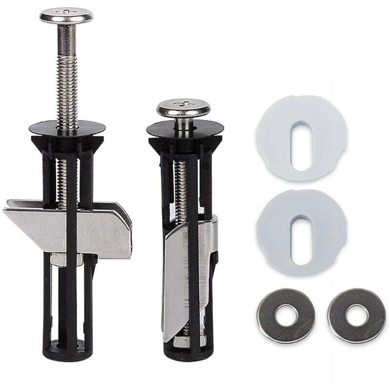 foto del prodotto odipie - bulloni e viti universali per sedile wc, fissaggio a cerniera a sgancio rapido, kit di sostituzione del sedile wc di facile installazione 2