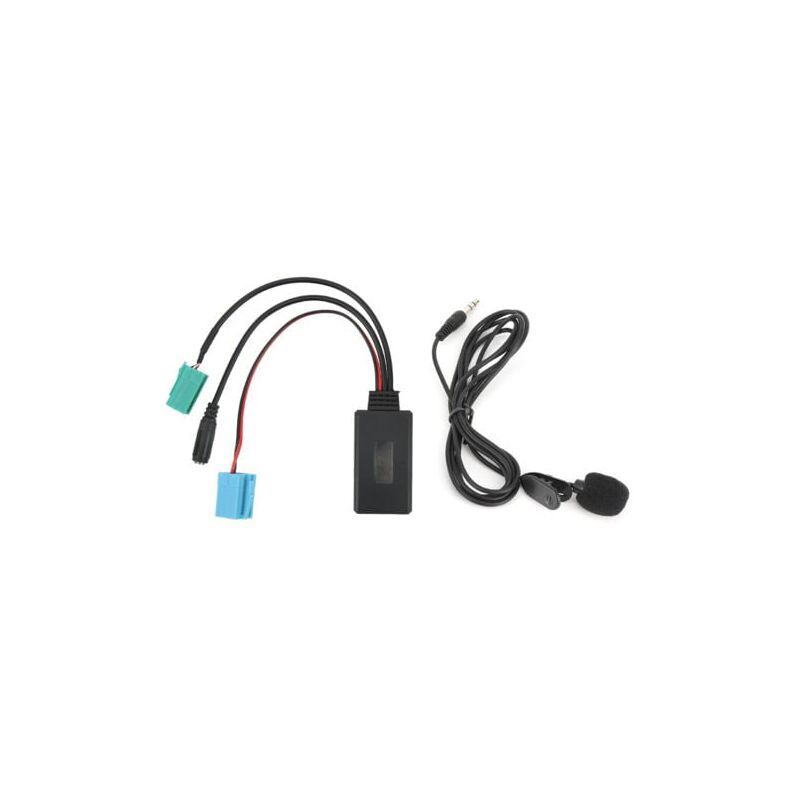 foto del prodotto odipie cavo audio bluetooth a 6 pin adattatore stereo aux in per auto con microfono adatto per renault clio espace megane