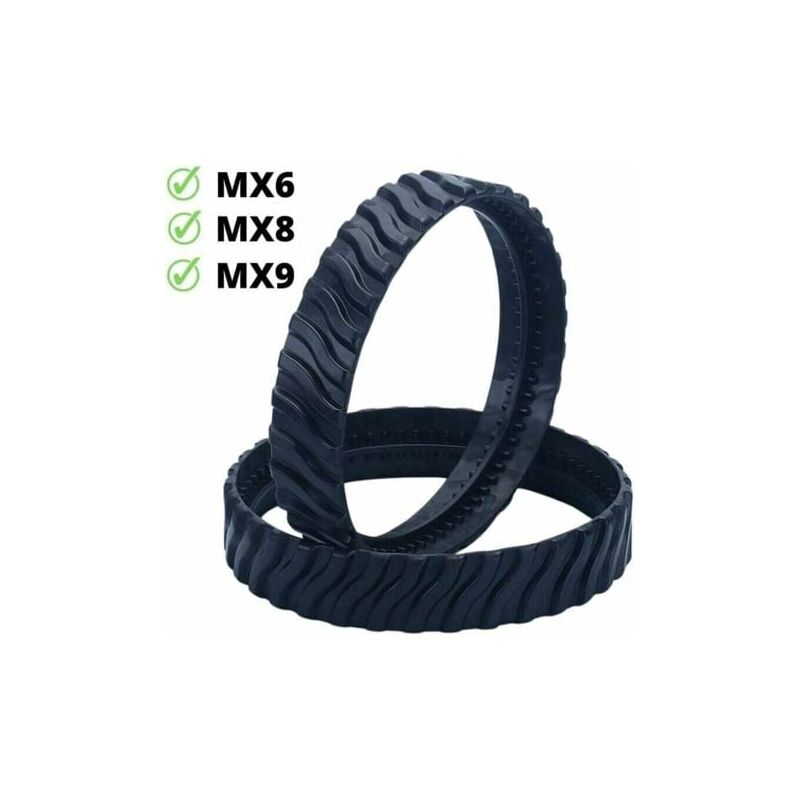 foto del prodotto odipie cingoli adattabili per pneumatici zodiac mx6 mx8 mx9, robot pulitore per piscine baracuda r0526100..