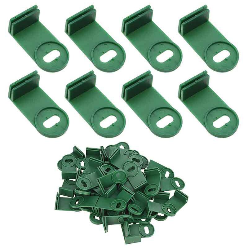 foto del prodotto odipie clip a base di serra da 50 pcs ganci in plastica a base di plastica fissa pentole sospese cestino cesto fiore clip strumento
