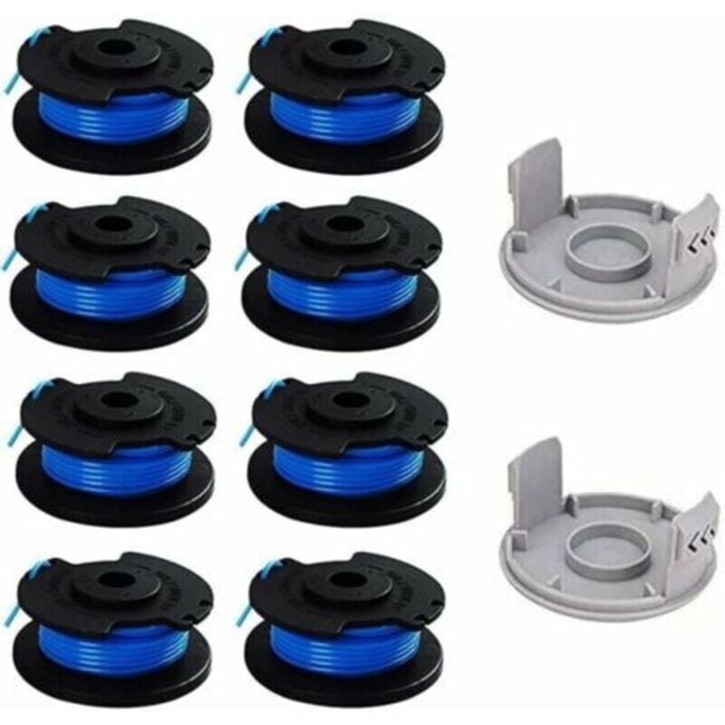 foto del prodotto odipie confezione da 10 bobine di ricambio per tagliabordi ryobi thumb, compatibili con tagliabordi a batteria ryobi one ac14rl3a, 8 bobine 2