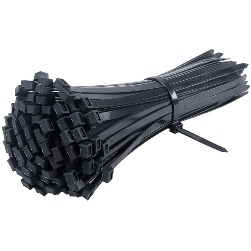 foto del prodotto odipie confezione da 4600 fascette in nylon, 2,5 x 100 mm, colore nero