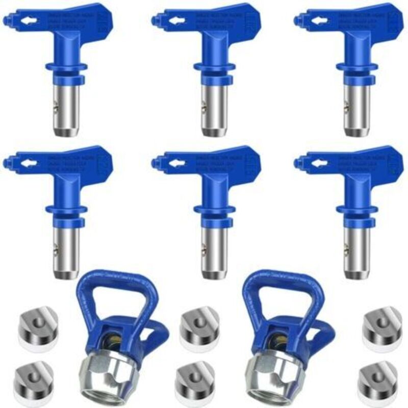 foto del prodotto odipie confezione da 6 ugelli airless reversibili, pistole a spruzzo airless, parti per spruzzatori per recinzioni 211, 315, 417, 517, 515, 523 