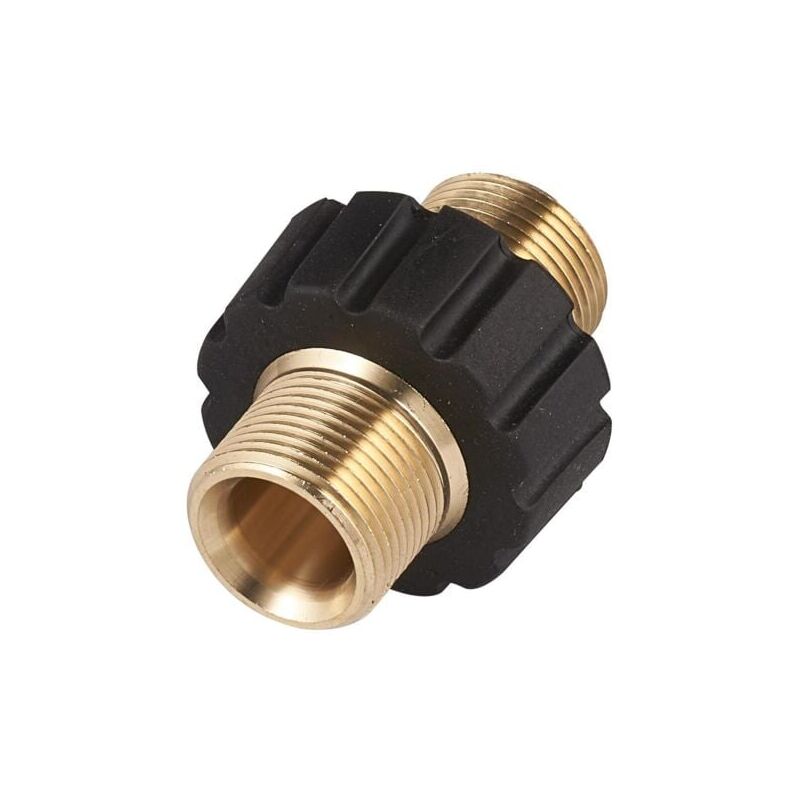 foto del prodotto odipie connettore per tubo flessibile a sgancio rapido, adattatore per idropulitrice m22 x 1,5 maschio doppio compatibile con tubo flessibile per