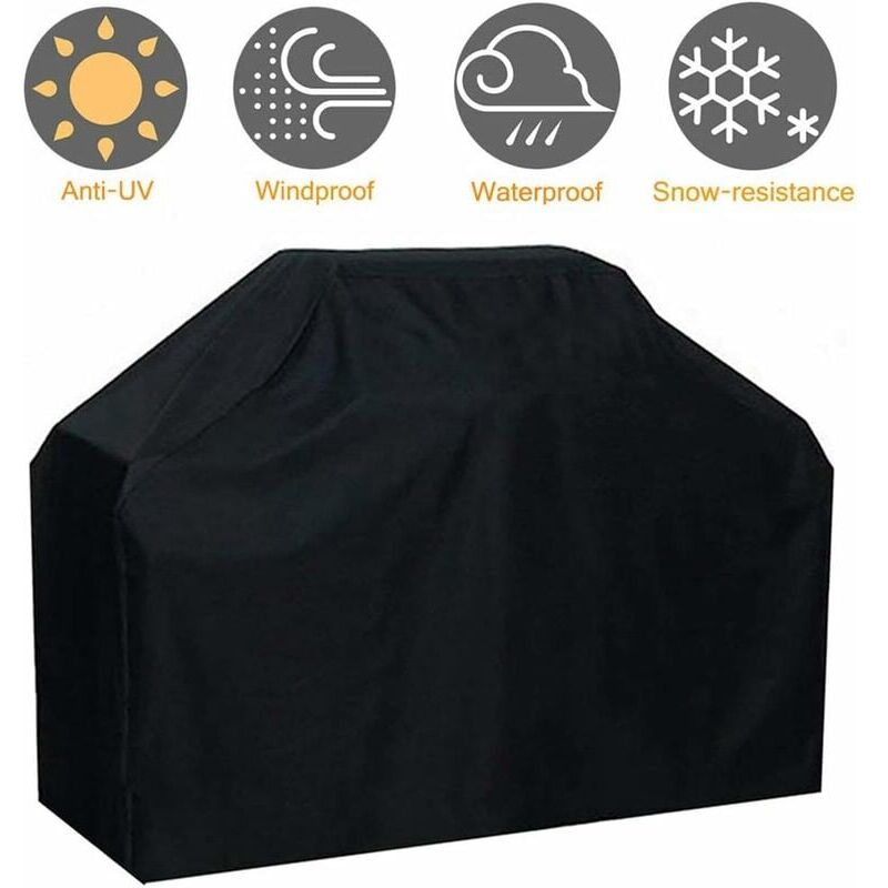foto del prodotto odipie copertura per barbecue resistente realizzata in tessuto oxford impermeabile, antivento e resistente allo sbiadimento per weber, brinkmann e