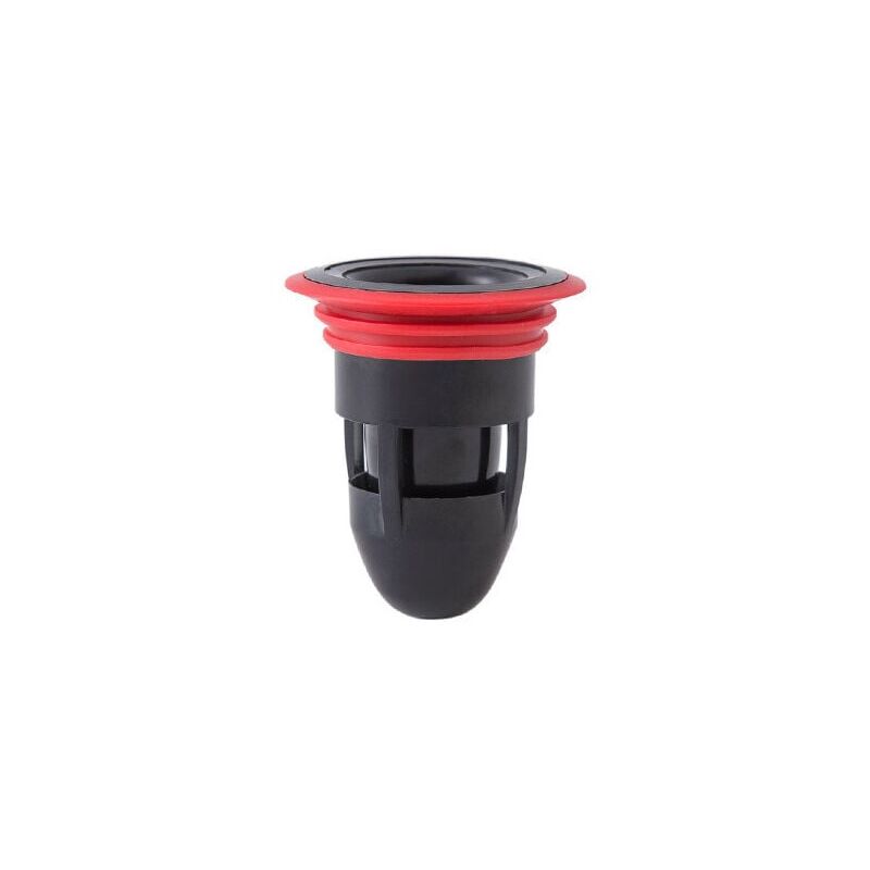 foto del prodotto odipie cucina bagno doccia scarico a pavimento dispositivo antiriflusso stopper per odori fognari nero 