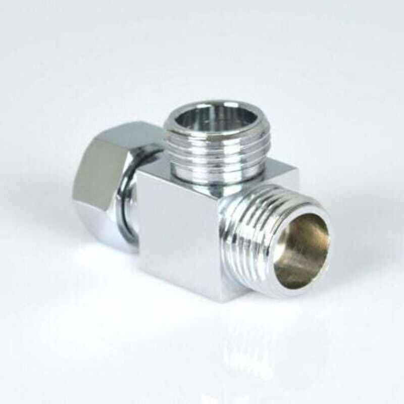 foto del prodotto odipie deviatore a t per braccio doccia in ottone a 3 vie per connettore per tubo flessibile standard ricambio per sistema doccia portatile da