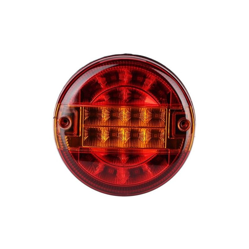 foto del prodotto odipie fanale posteriore a led rotondo da 5 per rimorchi, camion, autobus, veicoli speciali, indicatori di direzione dei freni compatibili