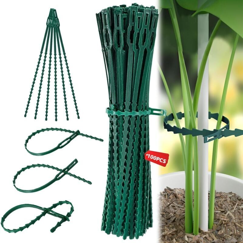 foto del prodotto odipie - fascette stringicavo per piante, fascette stringicavo regolabili per piante da giardino, fascette stringicavo universali, fascette