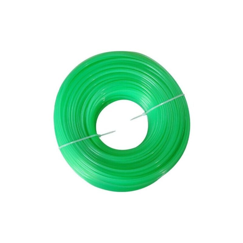 foto del prodotto odipie filo universale per decespugliatore verde, diametro tondo 1,6 mm, lunghezza rotolo da taglio 100 m
