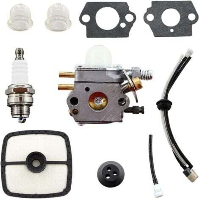 foto del prodotto odipie filtro aria carburatore candela per echo srm2015 srm2305 srm2455 zama c1u k53 c1u k52 at203a trimmer