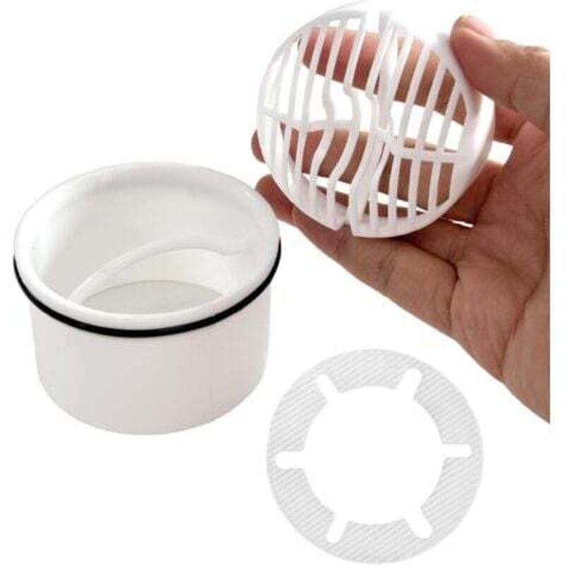 foto del prodotto odipie filtro per capelli tubo di scarico doccia, compatibile con scarichi 6960, 6963, 6961, 6962, filtro per capelli, raccogli capelli