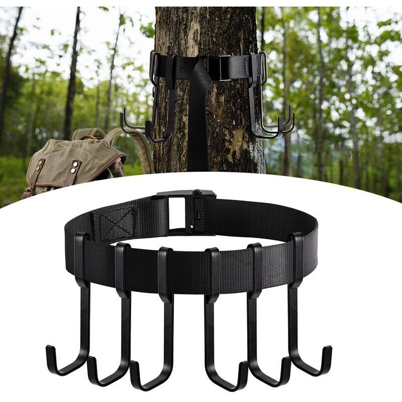 foto del prodotto odipie ganci per alberi e guinzaglio da caccia, supporto per cinghia per alberi, imbracatura di sicurezza, gruccia per vestiti, grucce per alberi,