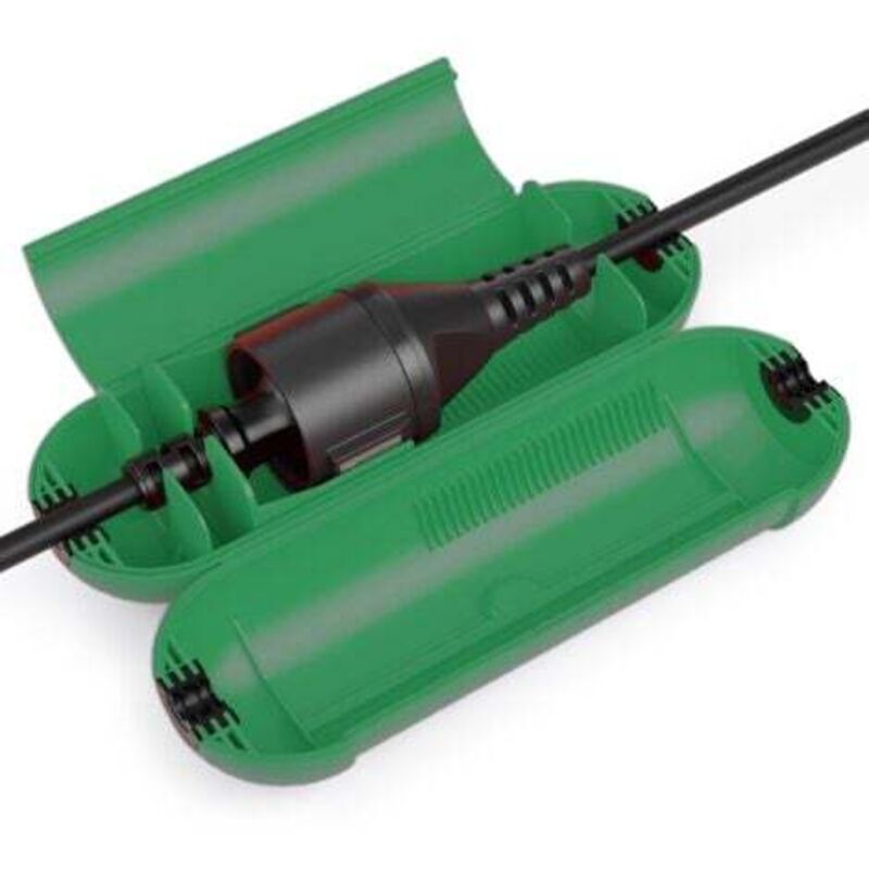 foto del prodotto odipie green safe box scatola di protezione per prolunga elettrica protezione cavi, uso interno 1 pz. 