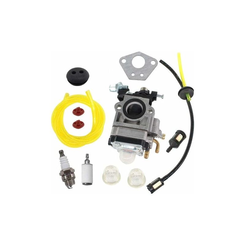 foto del prodotto odipie kit carburatore per filtro carburante candela motore decespugliatore 52cc 49cc 43cc