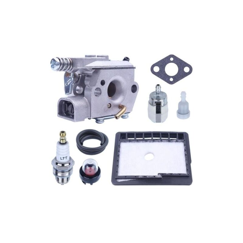foto del prodotto odipie kit carburatore per motosega echo cs3000 cs3400 cs3450 cs300, carburatore con filtro aria guarnizione filtro carburante tubo