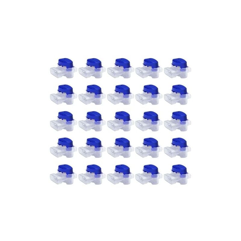 foto del prodotto odipie kit connettori cavo per rasaerba robotizzato 25 connettori riempiti di gel per estendere o riparare cavi per rasaerba elettrici a bassa