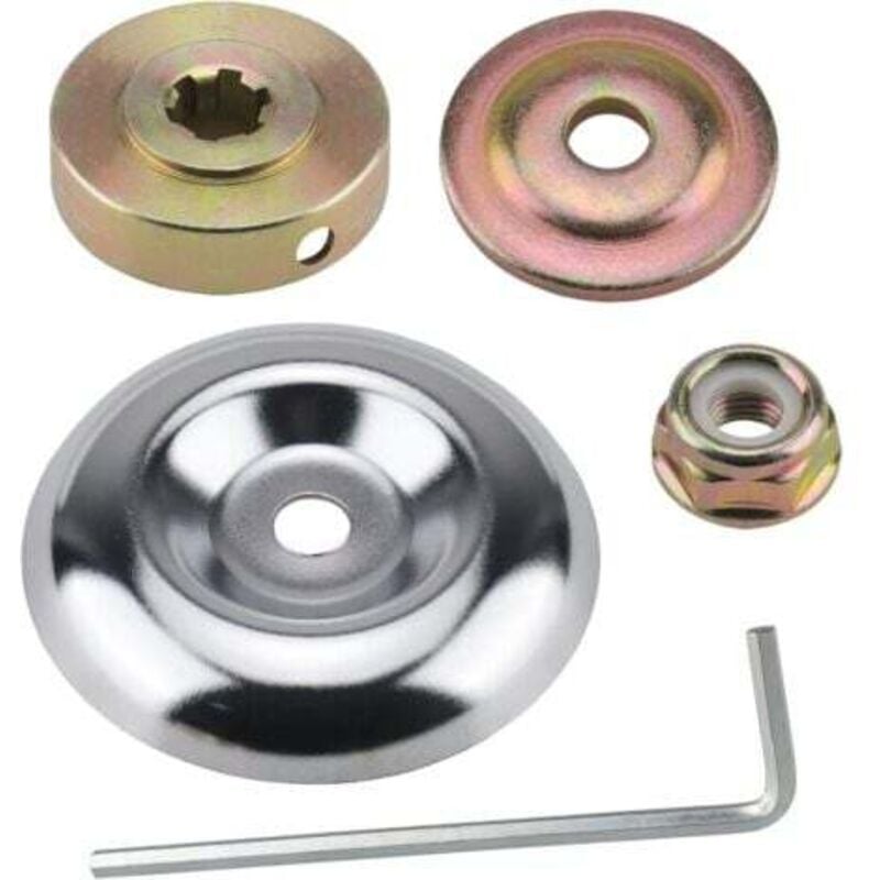 foto del prodotto odipie kit da 5 pezzi di dadi per testina del decespugliatore universale, accessori, kit di fissaggio del dado della lama del cambio, pezzi di