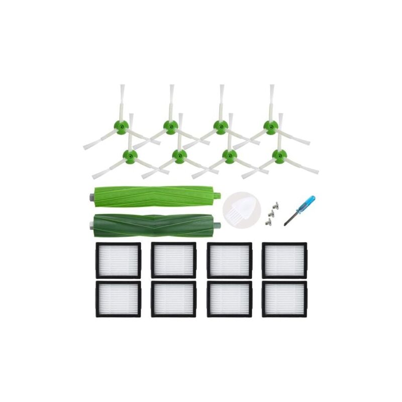 foto del prodotto odipie kit di accessori ricambi per irobot roomba e5 e5154 e6 i3 i7 i7156 i8 aspirapolvere hepa filtri rullo spazzola laterale pezzi di ricambio