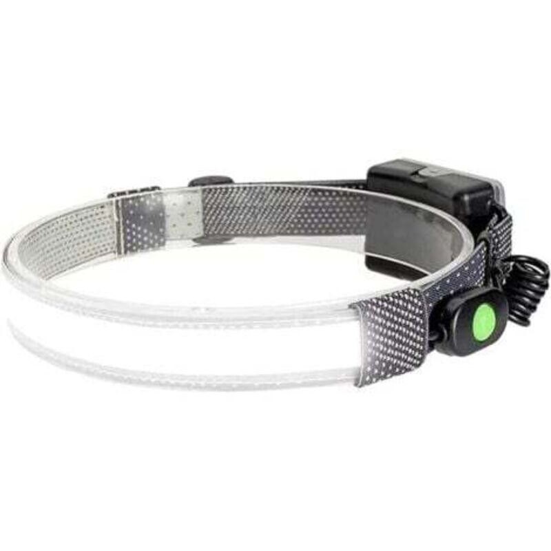 foto del prodotto odipie lampada frontale, campo visivo ampio e unico, 1800 lumen, 26 luci led pi grandi e luminose, fascia elastica super luminosa e resistente,
