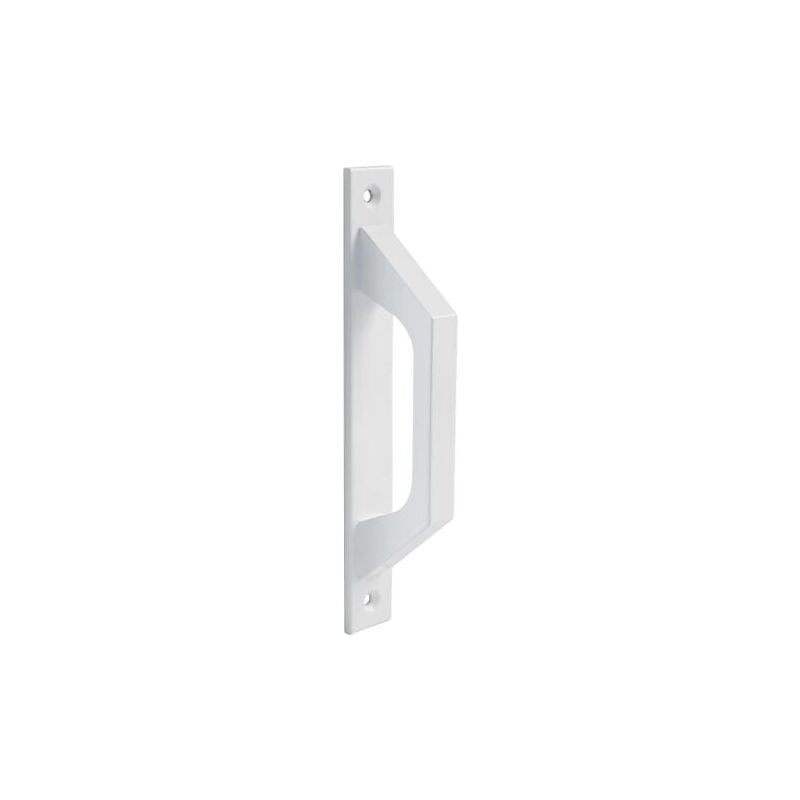foto del prodotto odipie maniglia dritta in alluminio bianco per porte scorrevoli o a battente 198 x 25 x 40 mm maniglia destra funzionale e comoda
