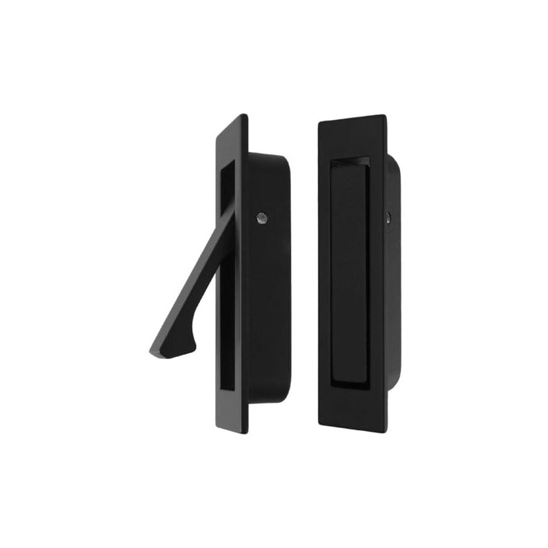 foto del prodotto odipie maniglia per porta retrattile da 2 pezzi, maniglia per cassetto nascosta, maniglie per porte scorrevoli, ferramenta per porta incassata per