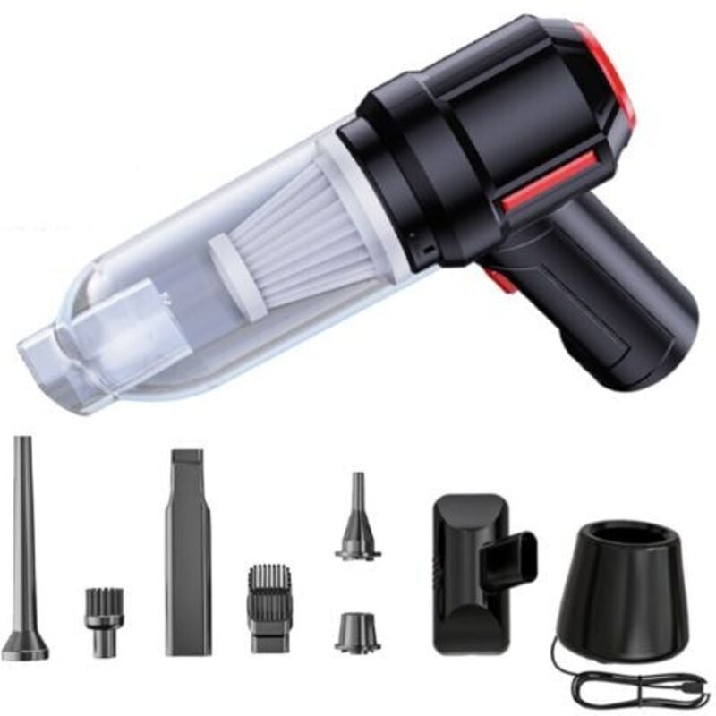 foto del prodotto odipie mini soffiatore d aria elettrico aspirapolvere portatile senza fili, aspirapolvere per pc, aspirapolvere per auto, aspirapolvere per