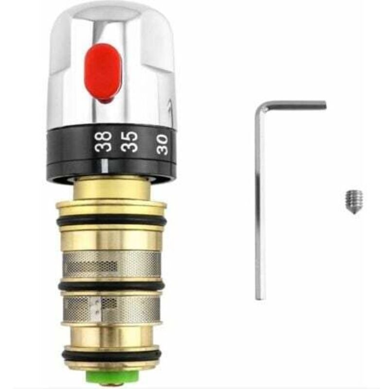 foto del prodotto odipie miscelatore termostatico, miscelatore termostatico doccia, cartuccia miscelatore doccia in ottone