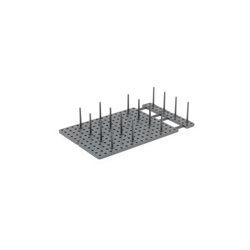 foto del prodotto odipie organizzatore per mobili da cucina, ripiani e cassetti, sistema di stoccaggio regolabile per contenitori per alimenti, pentole, coperchi e