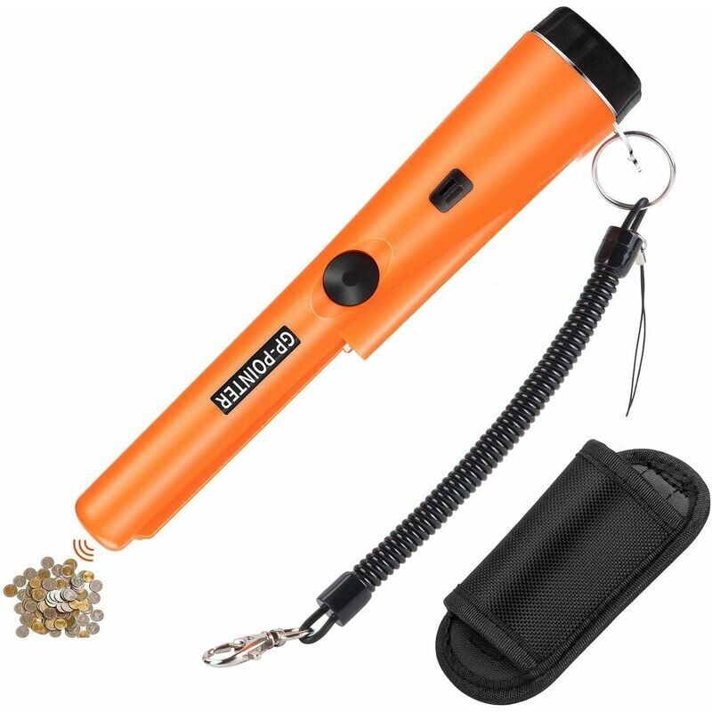 foto del prodotto odipie pinpointer metal detector, metal detector pinpointer accessori per il rilevamento di puntatori metallici impermeabile e scansione ip66