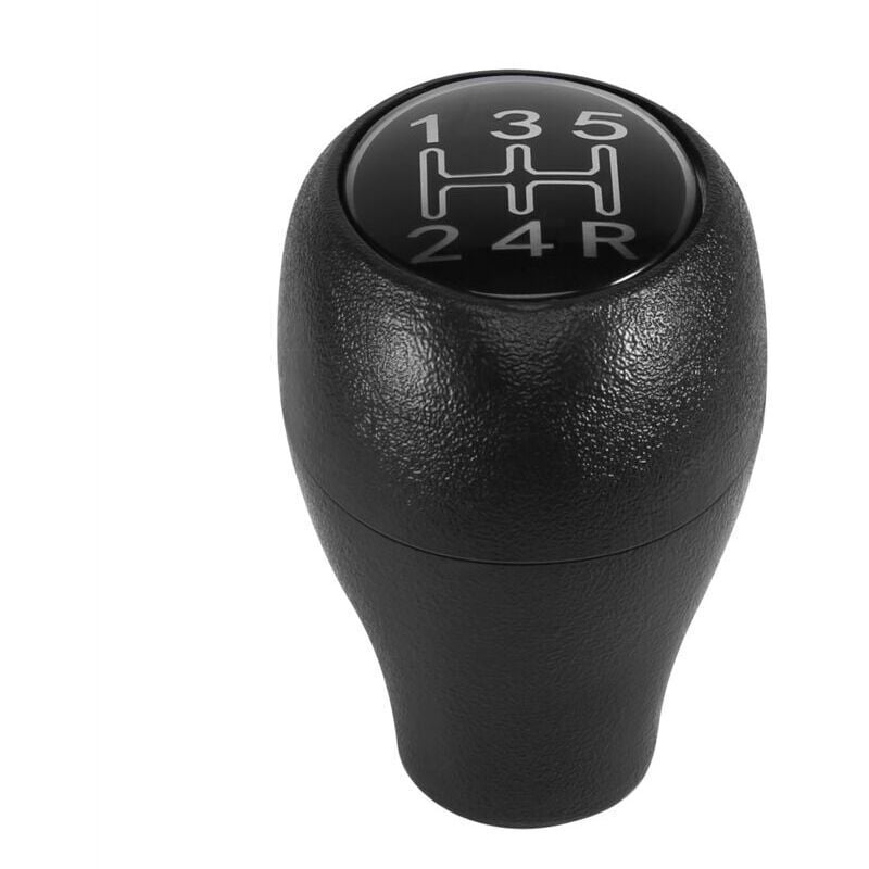 foto del prodotto odipie - pomello del cambio manuale a 5 velocità per auto, leva del cambio per 504, 505, 309, 205, argento abs..