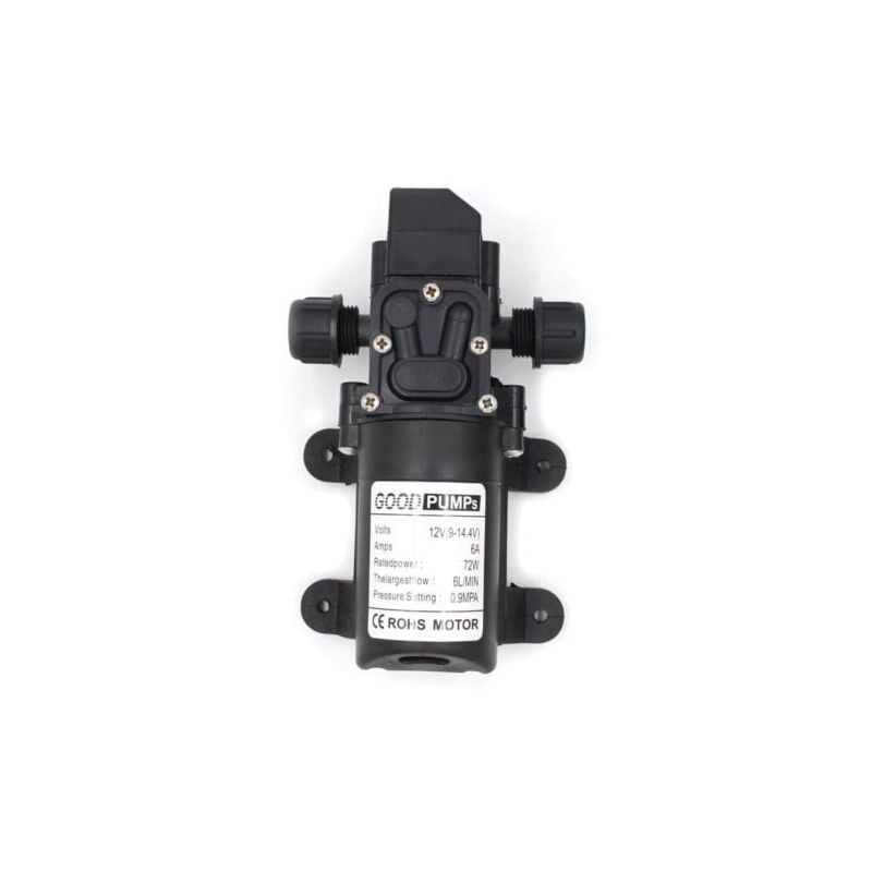 foto del prodotto odipie pompa a membrana ad alta pressione 12v 6a 72w 6l, scanalata tonchean