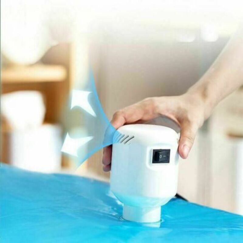 foto del prodotto odipie pompa a vuoto elettrica per riporre i vestiti in casa e in viaggio, garantisce una tenuta ottimale per i sacchetti portaoggetti.