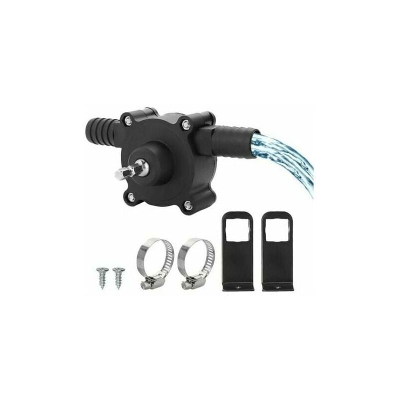 foto del prodotto odipie pompa elettrica per trapano, pompa per acqua, mini pompa elettrica manuale per trapano, pompa autoadescante portatile, pompa per trapano,