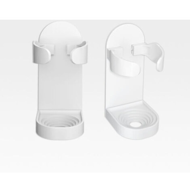 foto del prodotto odipie porta spazzolini elettrici, porta dentifricio autoadesivo, organizer universale da parete per bagno bianco 