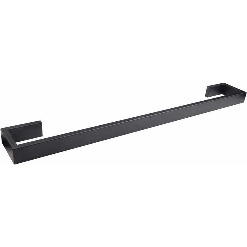 foto del prodotto odipie - portasciugamani 40cm supporto a muro 304 acciaio inossidabile porta salviette porta asciugamani nero spazzolato per bagno e cucina
