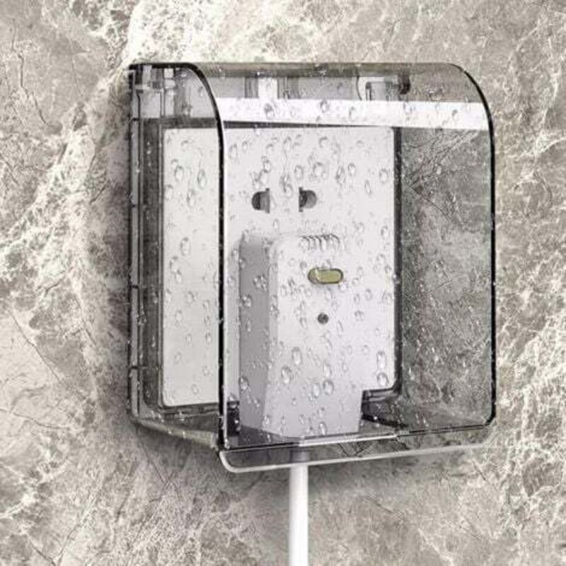 foto del prodotto odipie protezione impermeabile per spina kamanan tipo 86, 12,2 x 10,8 x 7,3 cm, copertura impermeabile per presa, copertura per interruttore per