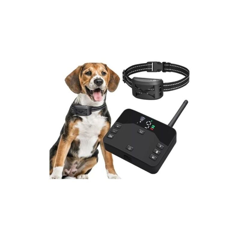foto del prodotto odipie recinto elettrico wireless 2 in 1 per cani, sistema di contenimento per animali domestici con ricevitore impermeabile ricaricabile, collare