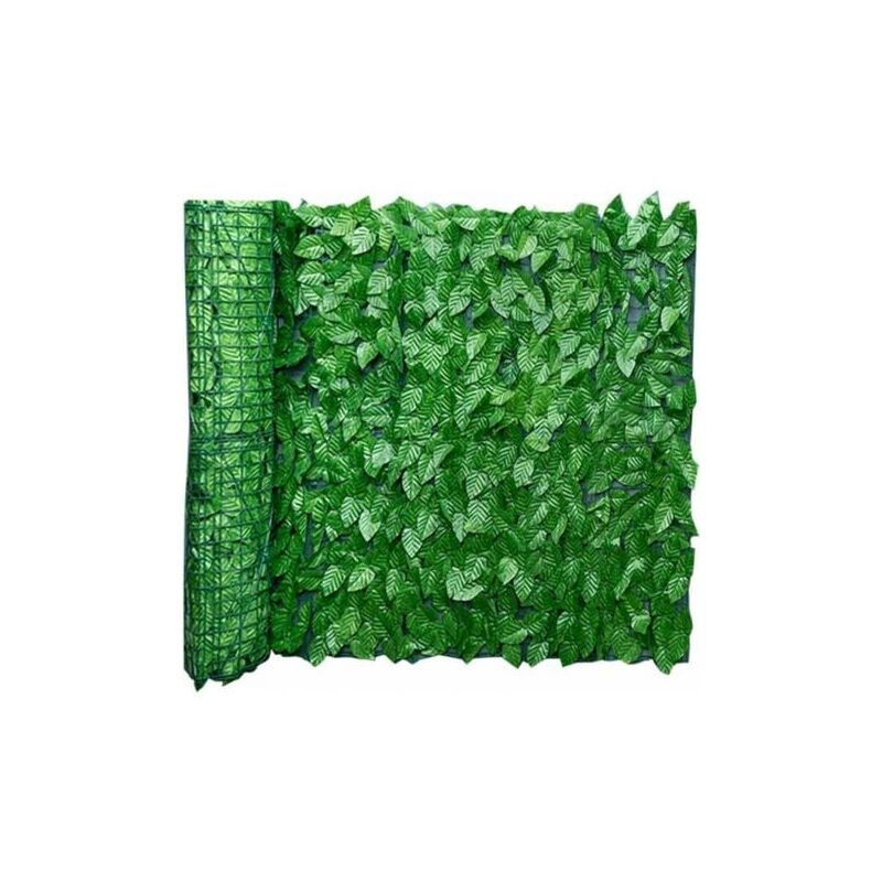 foto del prodotto odipie recinzione in foglie di edera artificiale da 0,5 m x 3 m, schermo per la privacy del giardino, siepe di foglie artificiali, schermo per